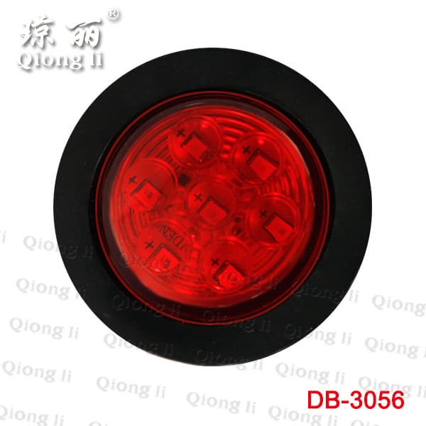 Qiongli Side Marker Light, Car Clearance Light, Truck LED Indicator Light, Semi-Trailer Side Light, Bullseye Clearance Light 7-LED
