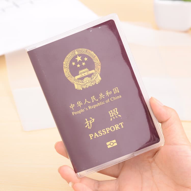 Passport Cover, Passport Protector, Multi-Function Passport Holder, Travel Frosted Transparent Waterproof Document Card Case