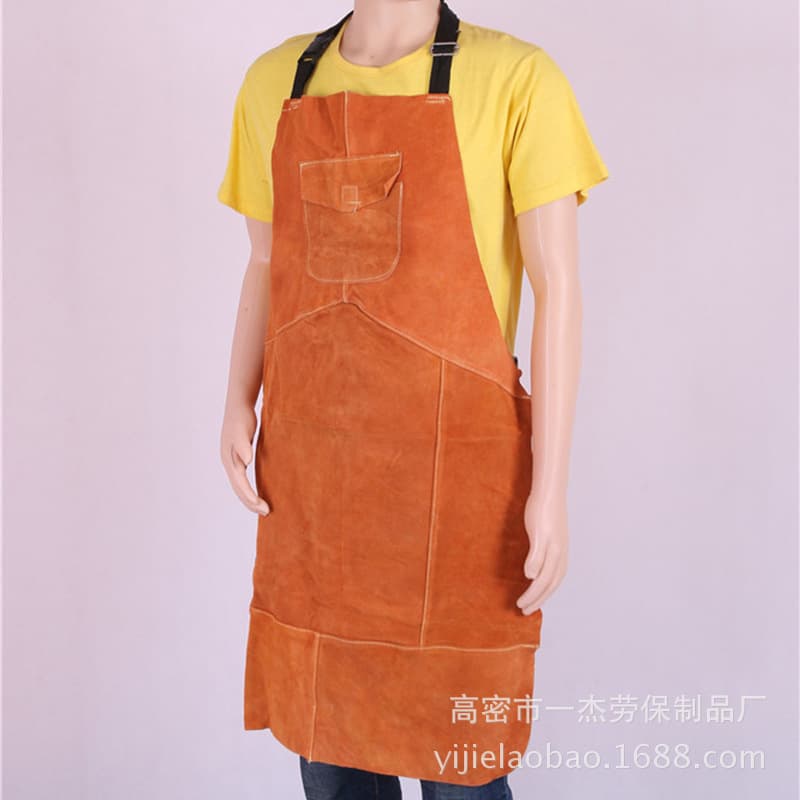 Nine-Panel Apron, Fireproof Anti-Scald Welding Apron, Thickened Wear-Resistant Factory Wholesale, Welding Apron Supply