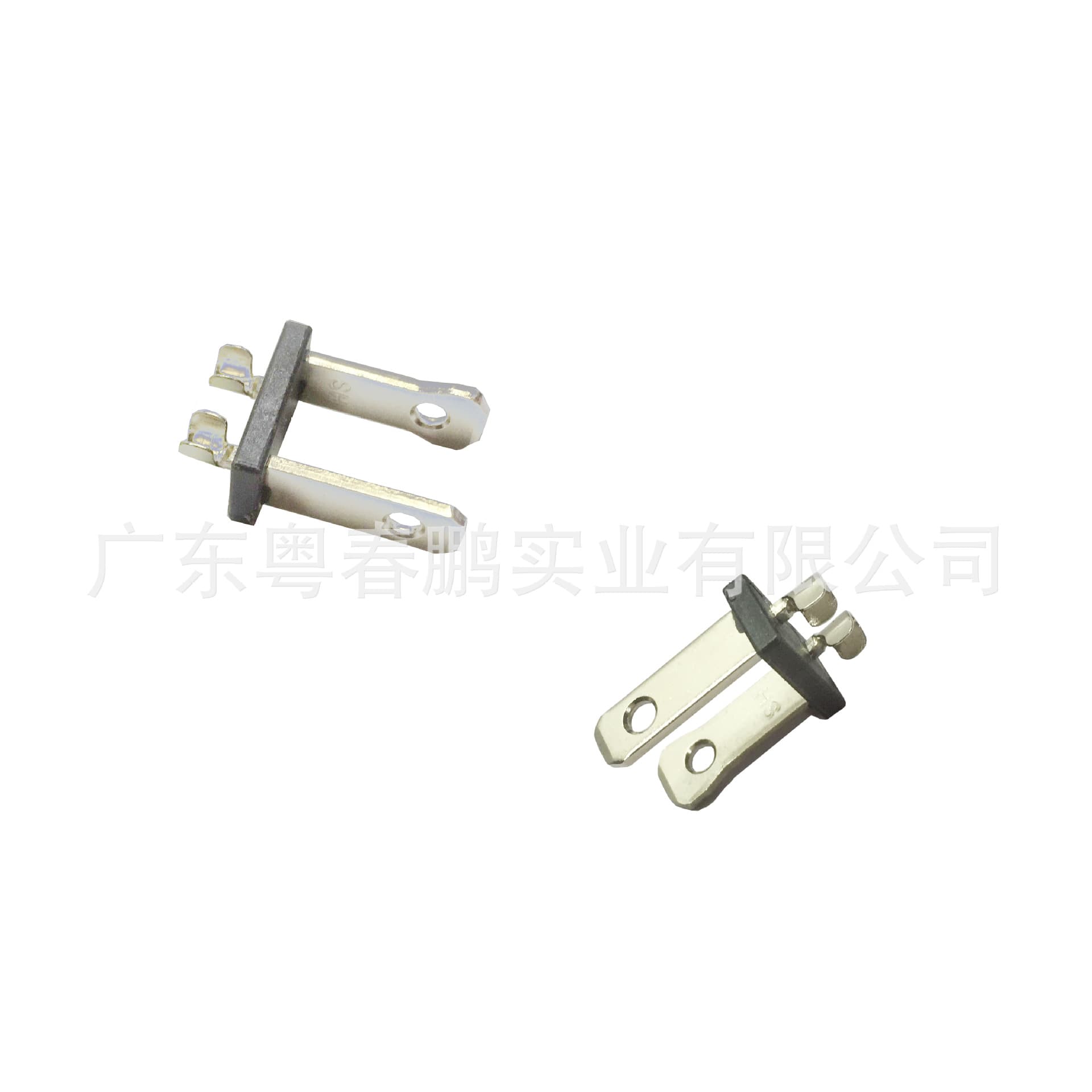 Power cord American standard large/small piece internal frame, integrated bracket, American standard polarized two-pin terminal