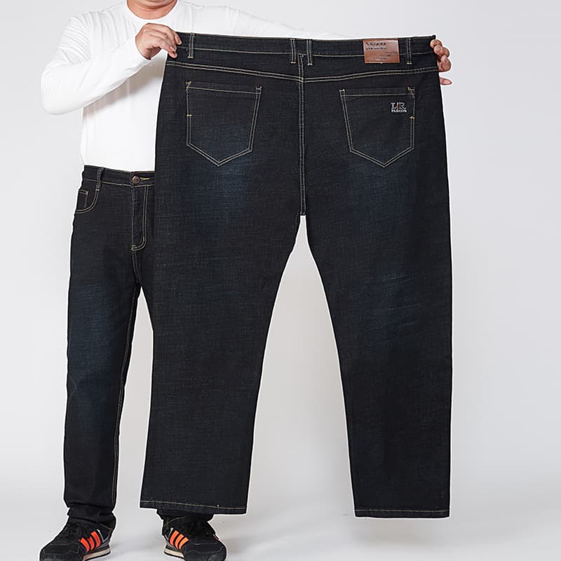 Men's Plus Size Big and Tall Casual Jeans, Loose Fit, Extra Large, Autumn/Winter, Size 52