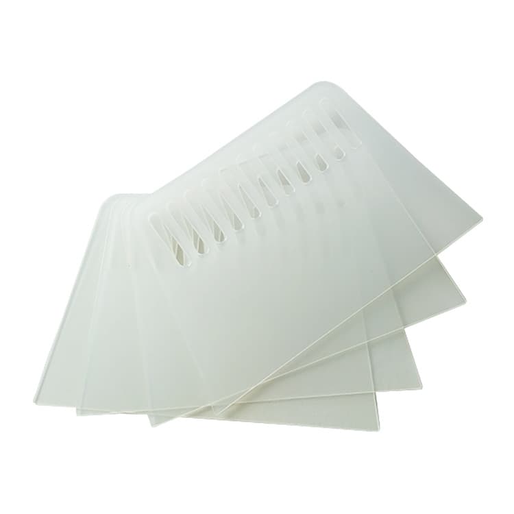 New creative thickened transparent wallpaper scraper for home decoration and car window tinting, trapezoidal plastic scraper