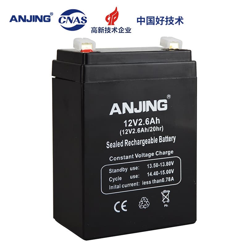 12V lead-acid battery for lighting, small speakers, and as a spare battery for home use.