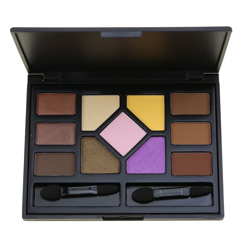 11-Color Eyeshadow & Matte Eyebrow Powder Set Makeup Palette, Shimmer Smoky Eye Makeup Eyeshadow