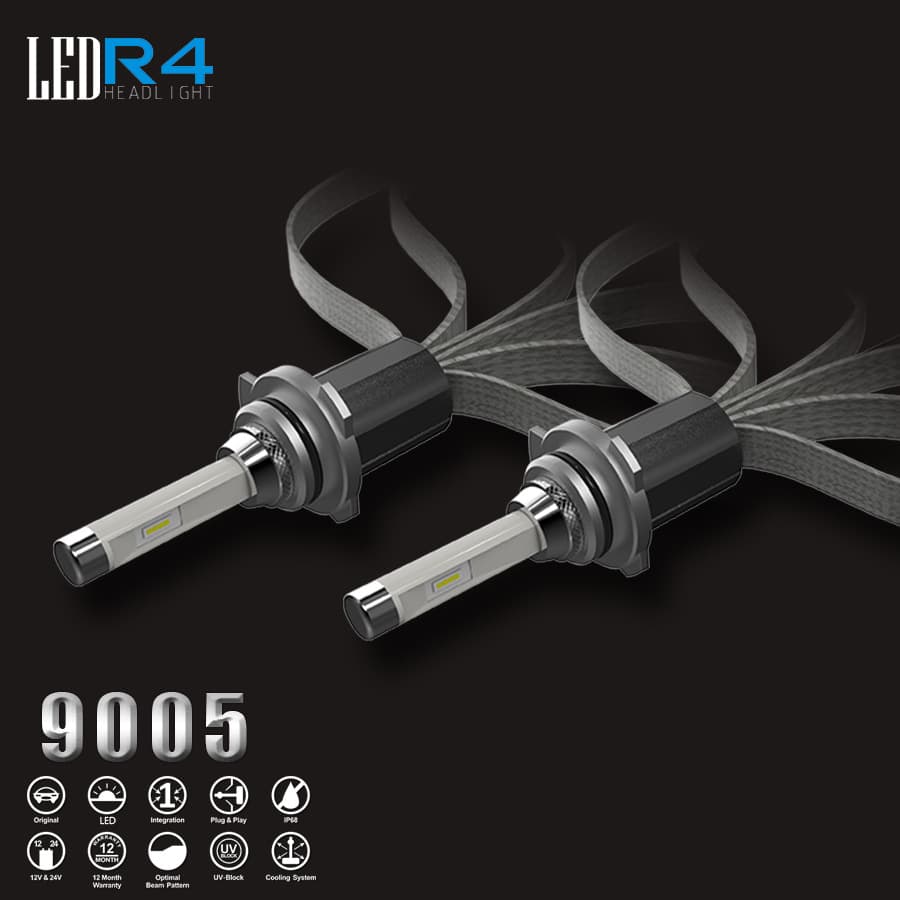 LED Car Headlight Ultra Bright 9005 Front Light New High/Low Beam Car Accessories Direct Wholesale