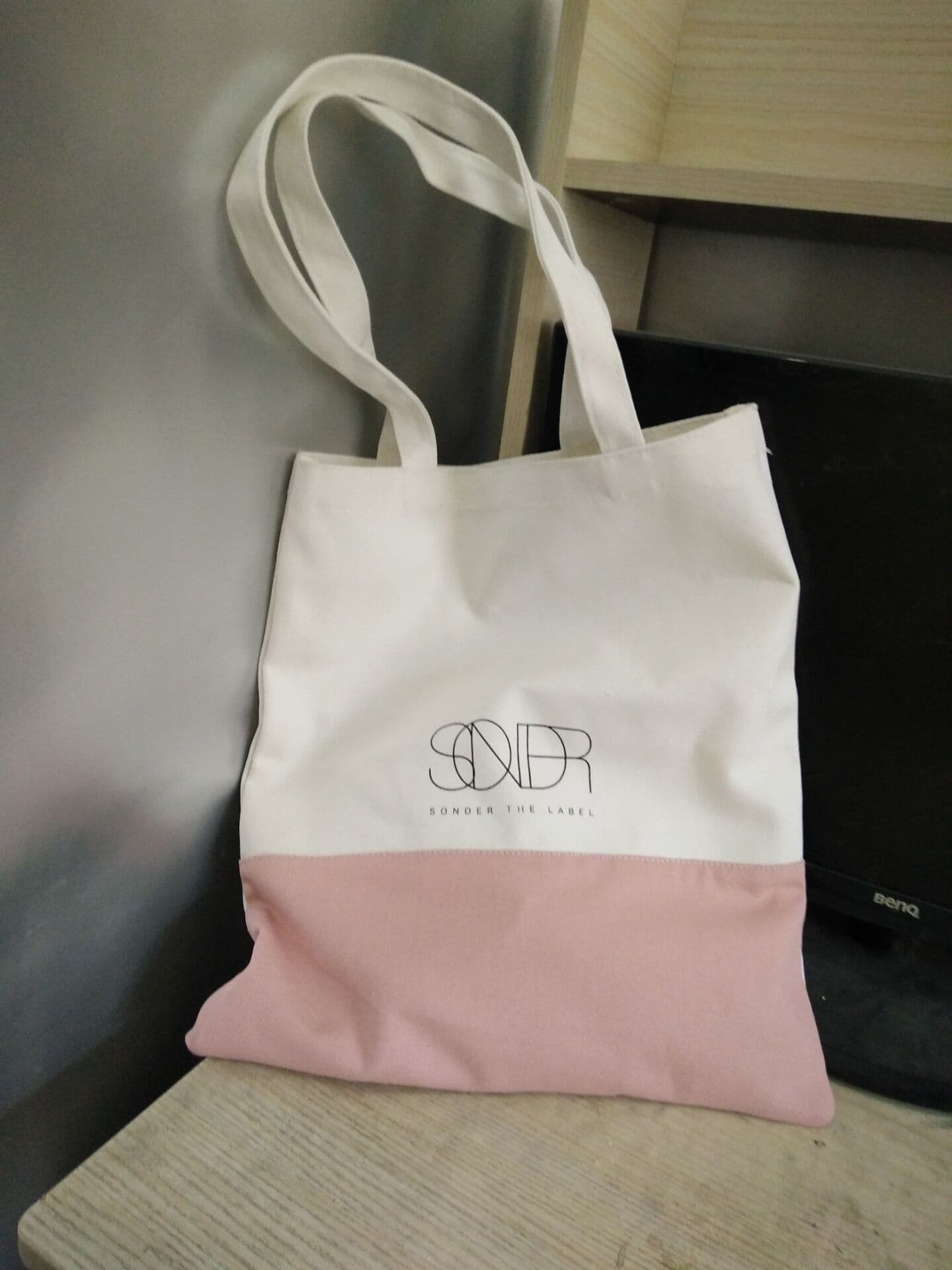 Spring Summer Ulzzang Canvas Shoulder Bag Women's Handbag Japanese Style Fresh Student Handbag Patchwork Canvas Bag