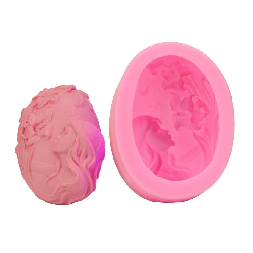 Girls Cake Mold DIY Silicone Baking Tool Sugar Art Mould Chocolate Mold Versatile Kitchen Tools for Bread Jelly And More