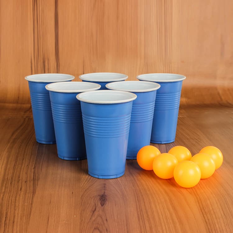 Disposable colored PP cups, 16 amps, beverage cups, high-end plastic cups in various colors, for export and wholesale.