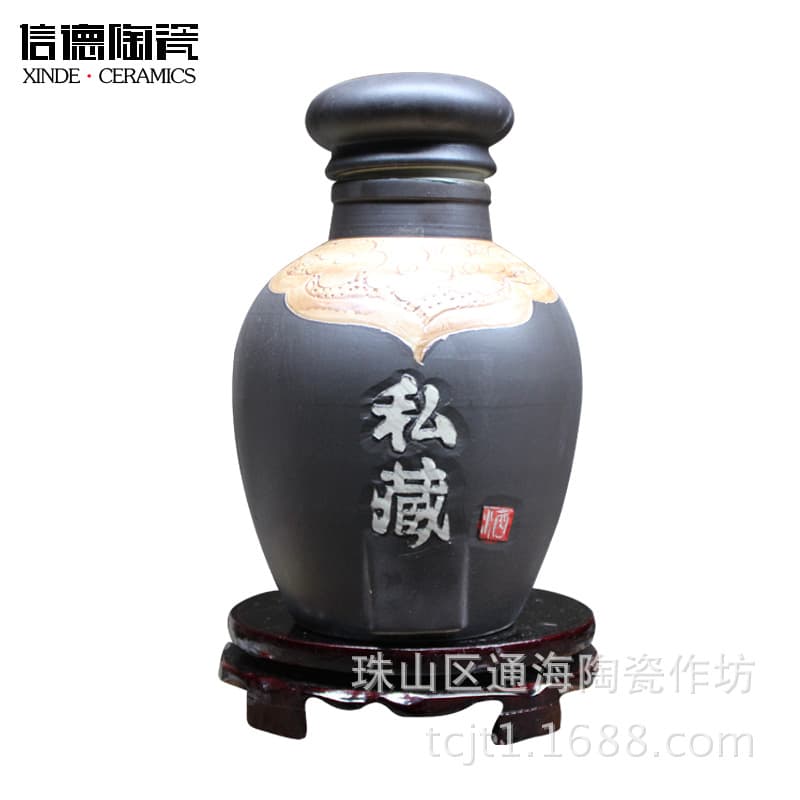 Jingdezhen Ceramic Wine Jars in 10, 20, 30, 50, 100-jin Sizes, Private Collection, No Hole/With Tap