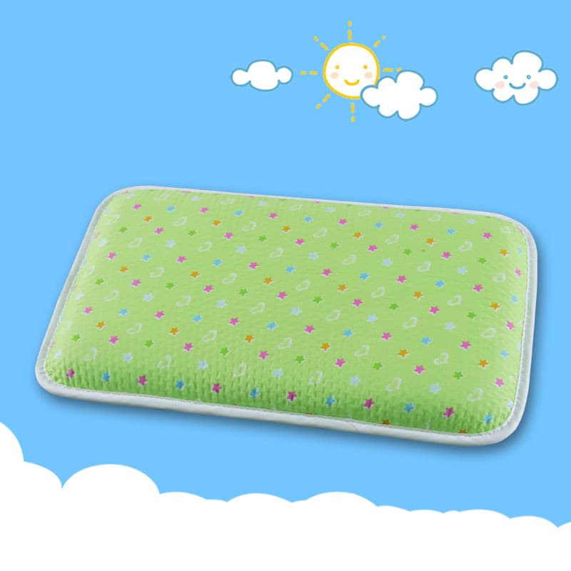 Kangjia Washable 3D Slow Rebound Baby Pillow, Infant Memory Foam Pillow, Breathable Pillow for Children Aged 3-6