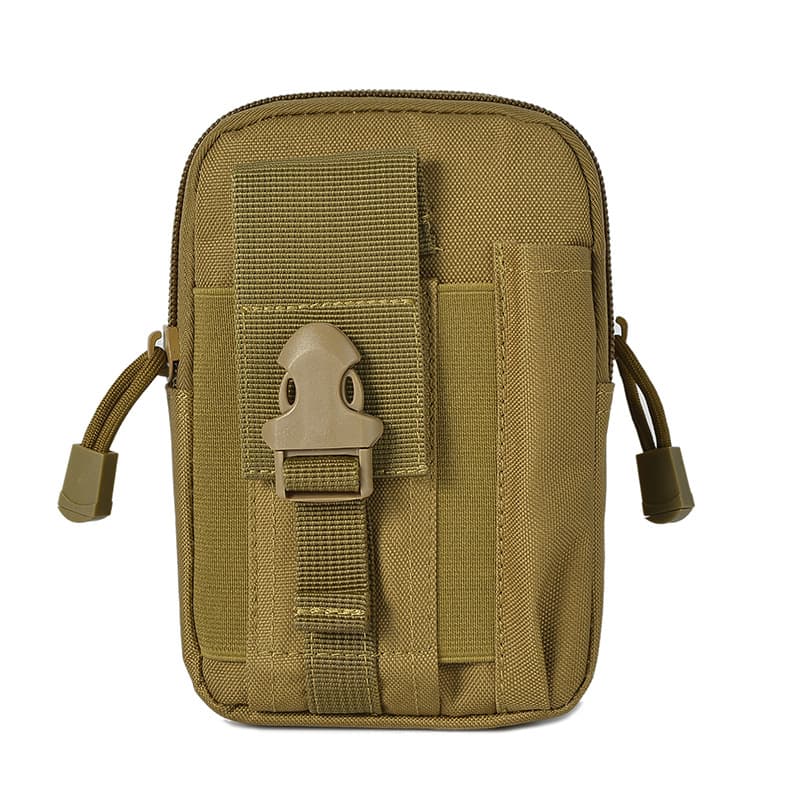Tactical Outdoor Sports Phone Storage Belt Waist Bag for Men Hiking Cycling Running Durable Leather Case Carry Waist Bag