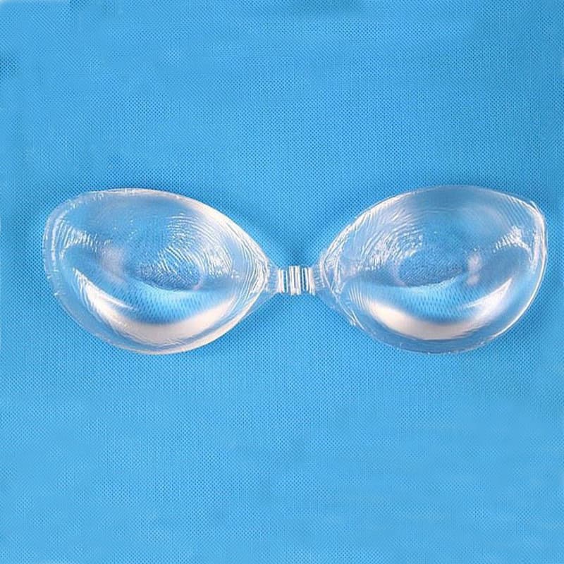 Thickened Gathered Invisible Bra Top Thin Bottom No Straps Silicone Chest Stickers Bride Free Bra