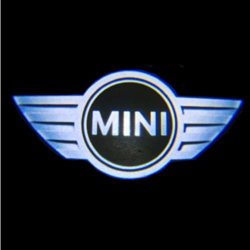 BMW MINI Welcome Light, No Wiring Needed, Projector Laser Light, Door Ground Light, LOGO Light