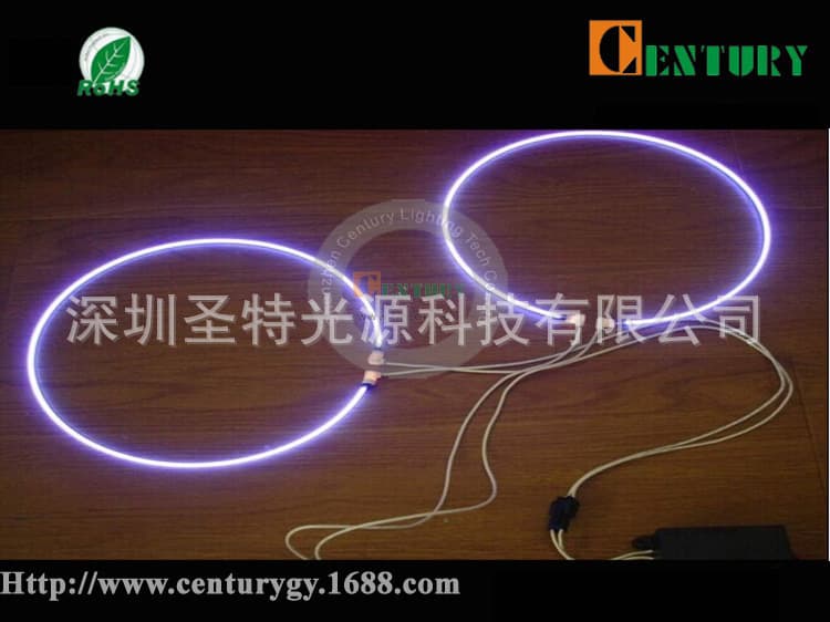 Direct Sales Colored Glass Tube Blue CCFL Ring Tube, Colored CCFL Cold Cathode Fluorescent Lamp Blue CCFL Ring Tube