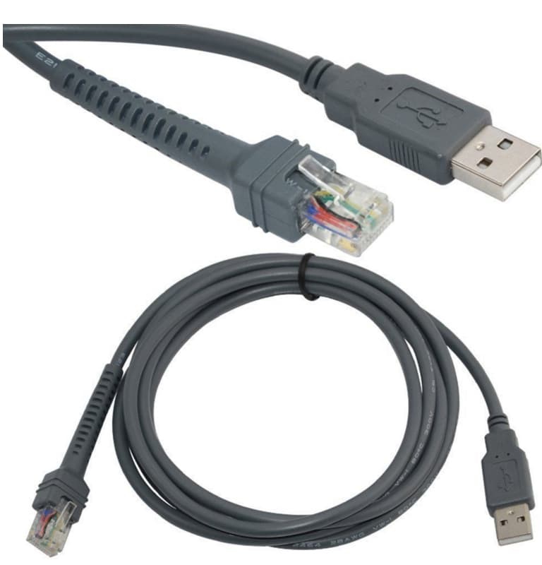 USB Data Cable for Zebra Motorola Symbol LS2208 42081203 Barcode Scanner