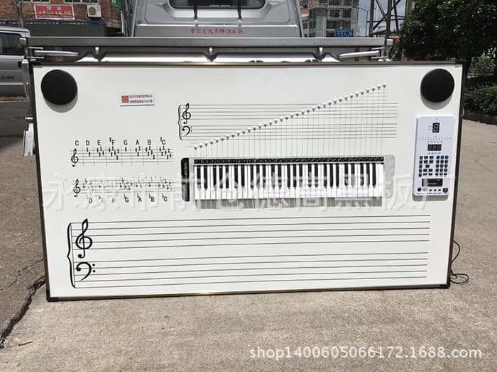 Supply of 61-key pure keyboard musical music teaching board, white teaching board with keyboard, factory wholesale and retail