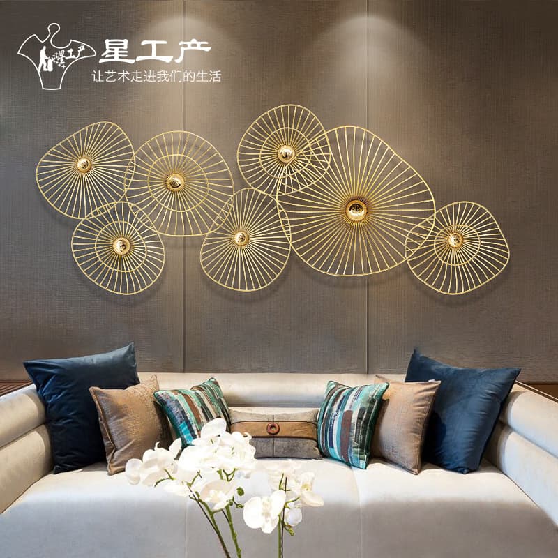 Xinggong Metal Wall Decor Living Room Ins Wall Decoration Home Entryway Wall Hanging Restaurant Wall Art Creative