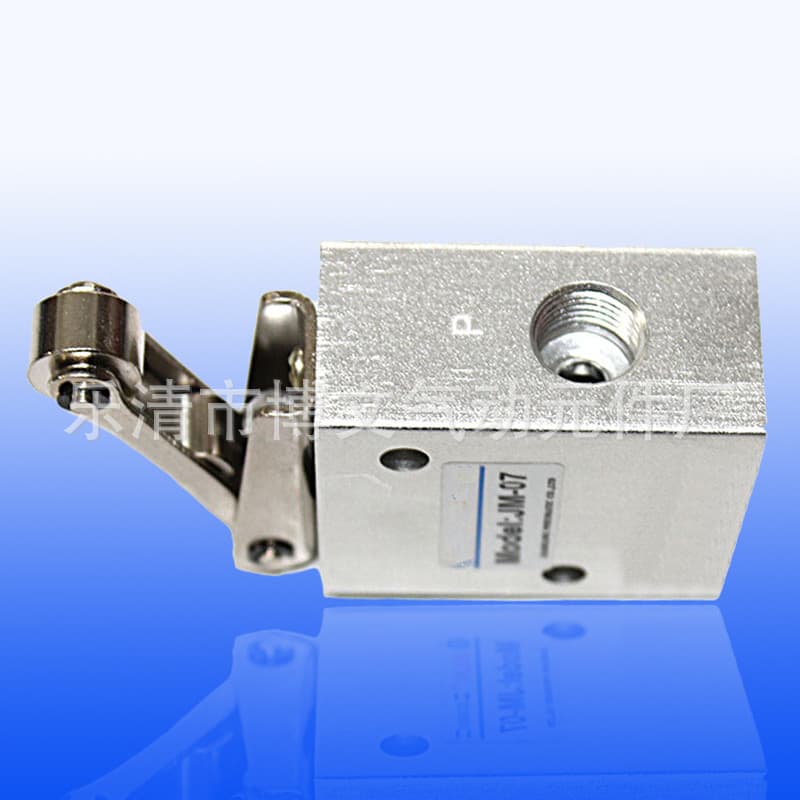 Two-Position Three-Way Mechanical Switch Valve JM-07, One In One Out, 2-Port Threaded Mechanical Valve