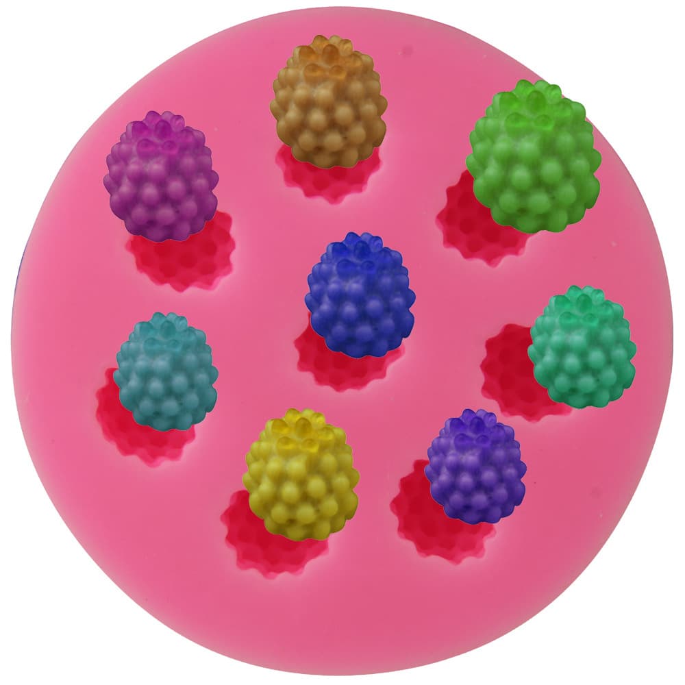 Raspberry Silicone Mold Chocolate Cake Decoration Baking Tool Soft Clay Food Toy Cake Mold Irregular Shape Kitchen Gadget