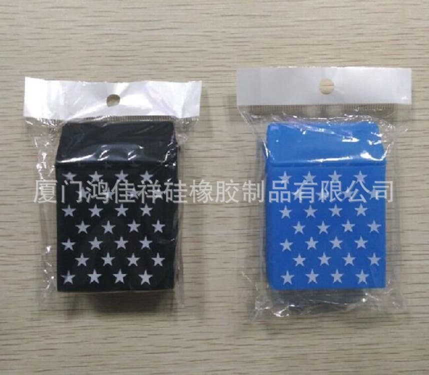 Manufacturer Cigarette Box Protective Cover Environmentally Friendly Silicone Cigarette Box Cover Can Be Made into LOGO Silicone Cigarette Box Cover