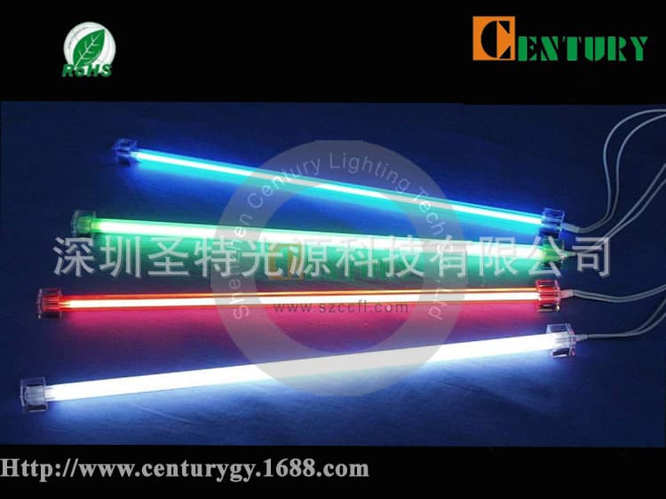 Factory Direct Acrylic Colored CCFL Straight Tube 200MM, CCFL Cold Cathode Fluorescent Lamp Acrylic Straight Tube