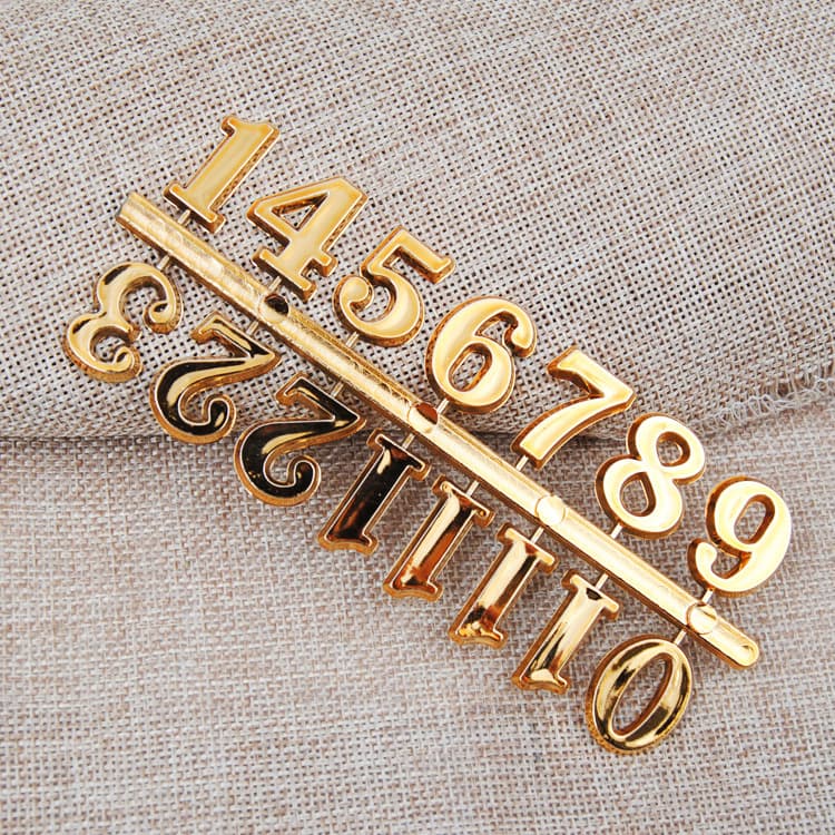 2cm Arabic Numeral Diy 3d Wall Clock Face Plate Fun Accessories For Living Room Bedroom Creative Decoration