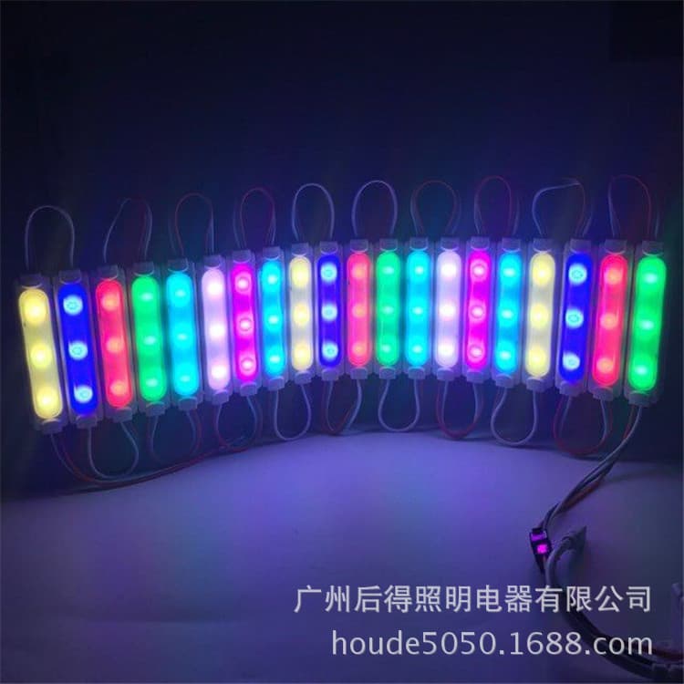 LED 2812 Colorful Three-Lamp Waterproof SMD Outdoor Advertising Illuminated Character Module, Manufacturer Direct Sales Wholesale