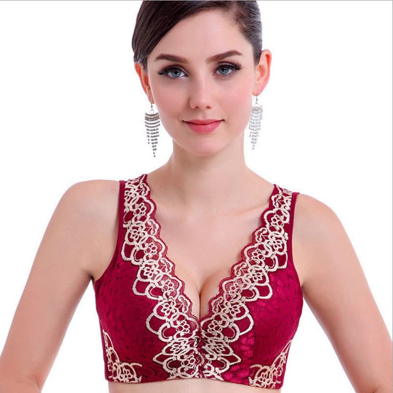 Adjustable Women's Underwear Sexy Thin Collapsing Ass Vest Sleeping Bra Small Chest Push-up Bra without Steel Rings