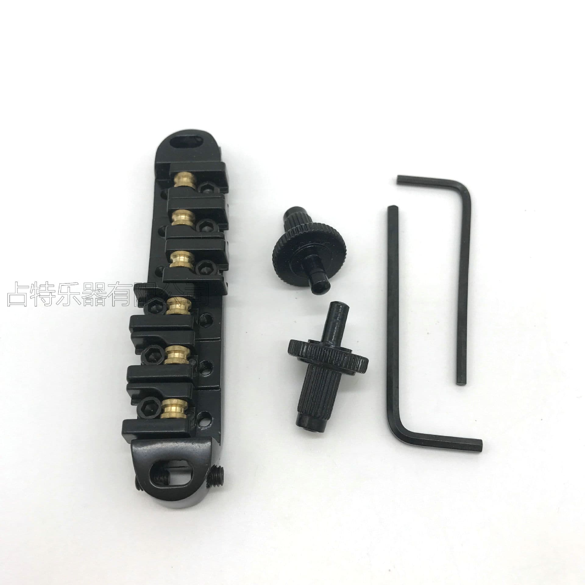 LP electric guitar bridge tailpiece electric guitar bridge ball roller roller LP bridge upper bridge black silver
