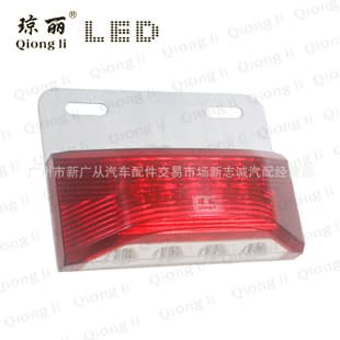 Qiongli Manufacturer LED Ground Edge Light Truck Tire Light Truck Ground Light Low Price Ground 16 Lights Ultra Bright