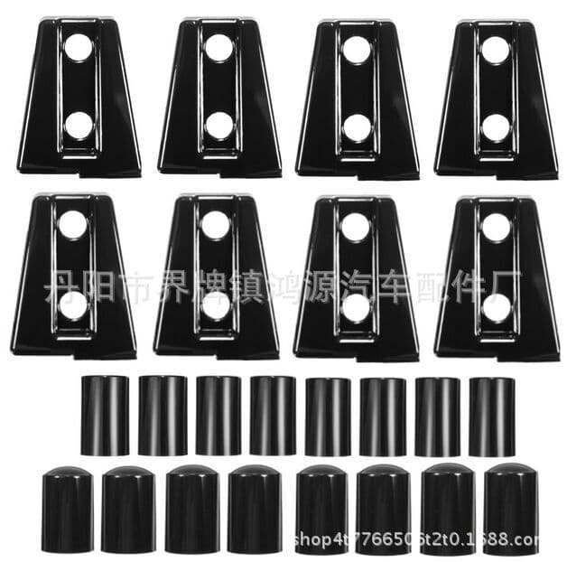 Black Hinge Cover Car Door Hinge Cover Jeep Wrangler Machine Vehicle Modification Accessories