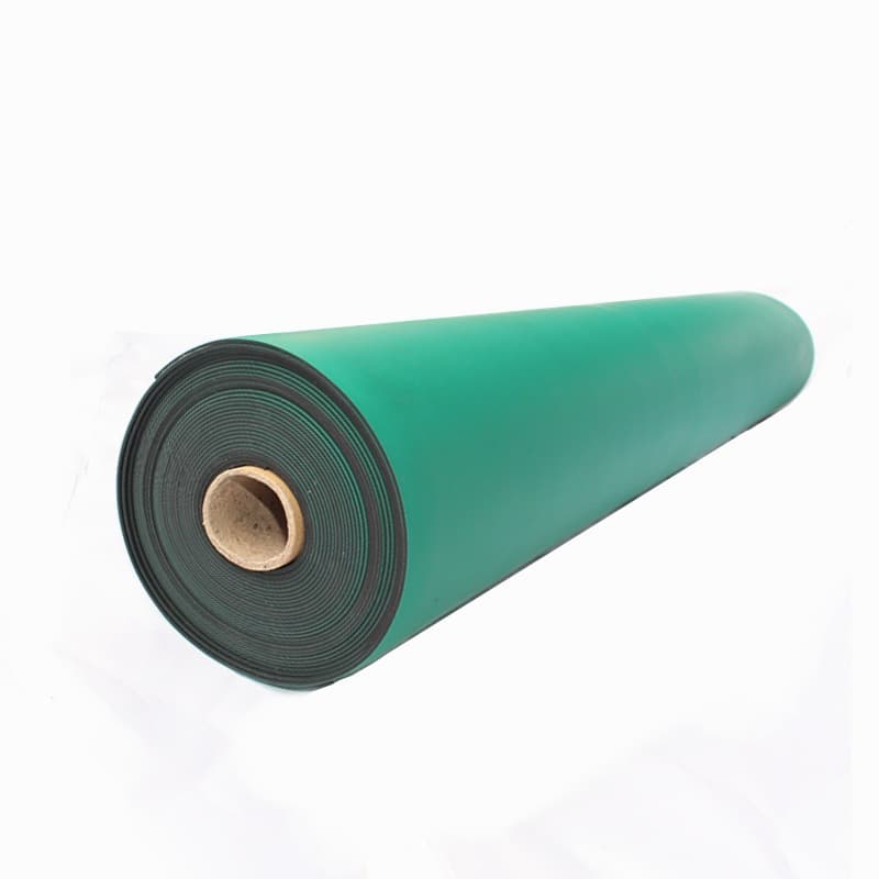 Green High-Temperature Resistant Anti-Static Workbench Mat, Wear-Resistant Anti-Static Rubber Mat for Assembly Lines