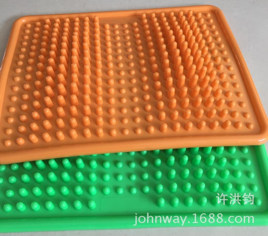 Supply PVC Foot Acupressure Mat, Health Massage Pad, Square Cylinder Massage Mat