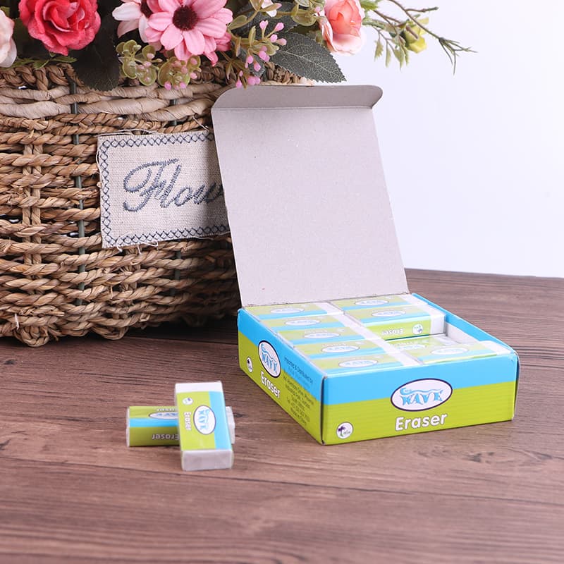 Professional eraser production and manufacturing, paper-wrapped eraser, tpr eraser, sample production available