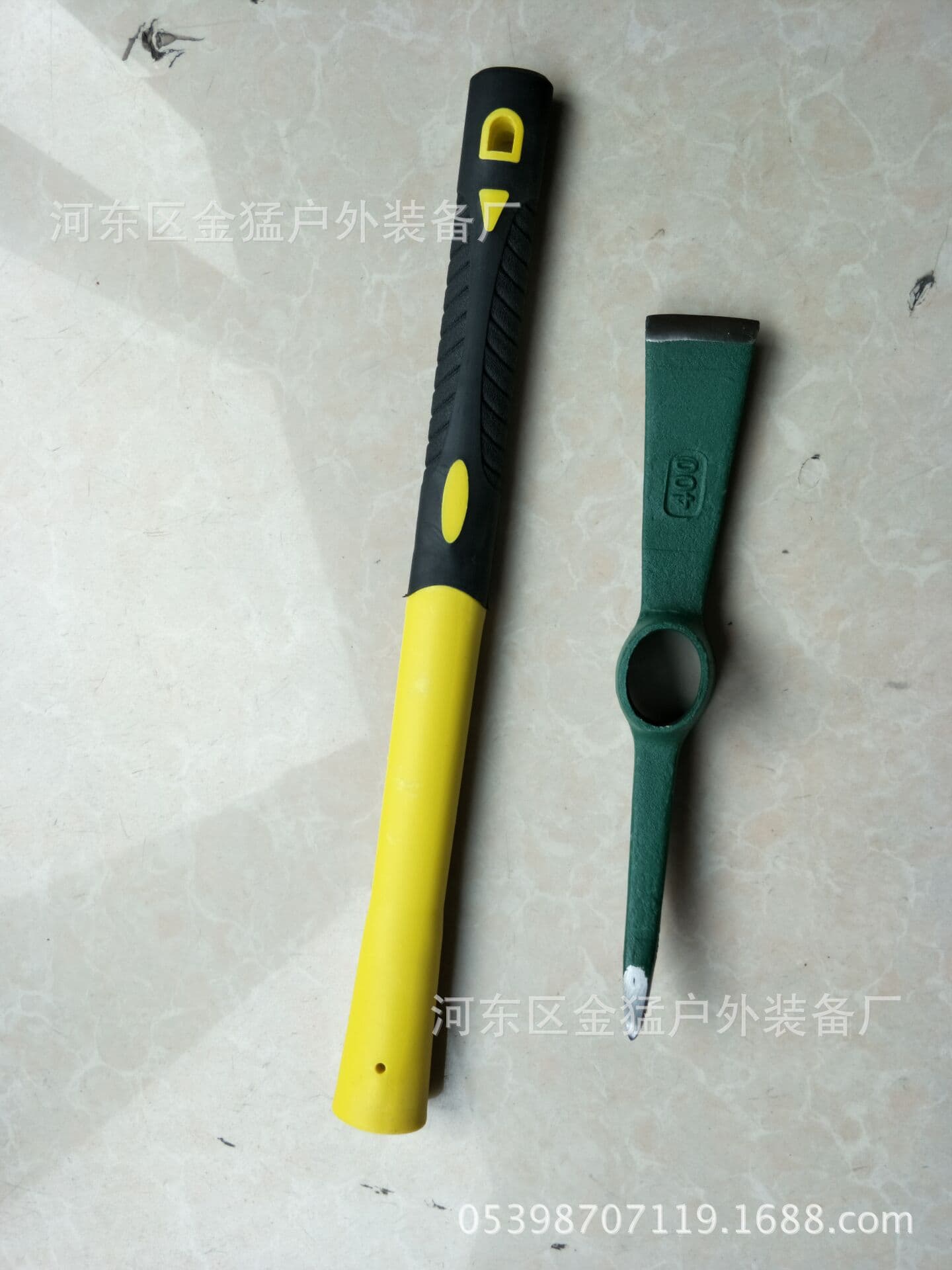 Jinmeng equipment 45 steel small pickaxe cross pickaxe outdoor pickaxe digging medicinal materials picking pickaxe camping pickaxe