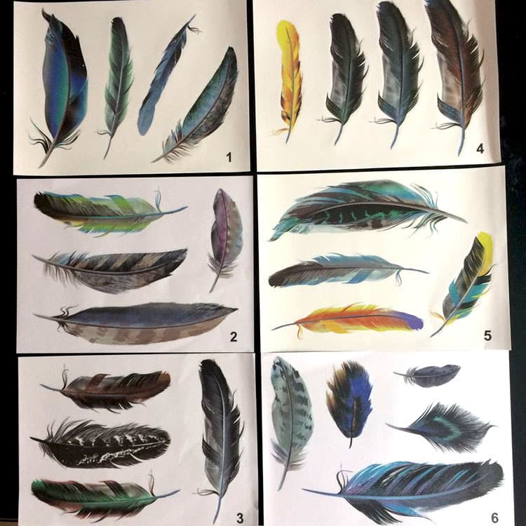 Car Feather Decal Sticker for Rearview Mirror, Fuel Tank, Scratch Cover, Modification Decoration, Racing Stripe, AliExpress