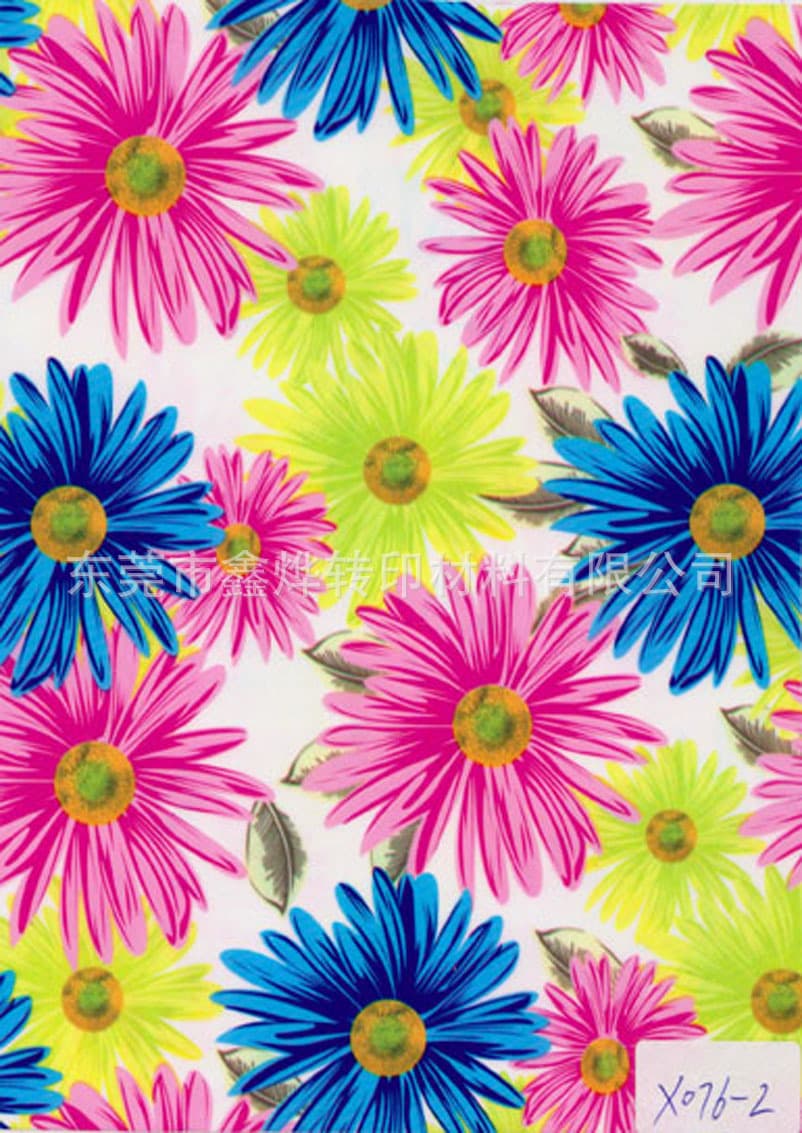 Floral pattern hydrographic film wholesale