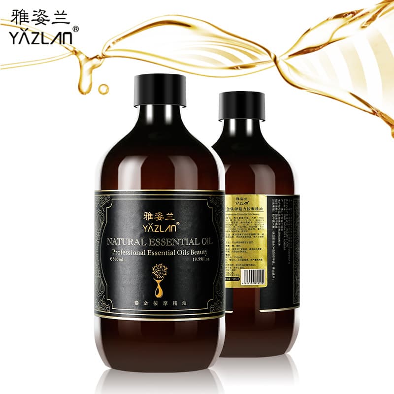 Yazilan Jin Huanyuan charm massage essential oil 500ml Meridian body oil pushing body shoulder neck face