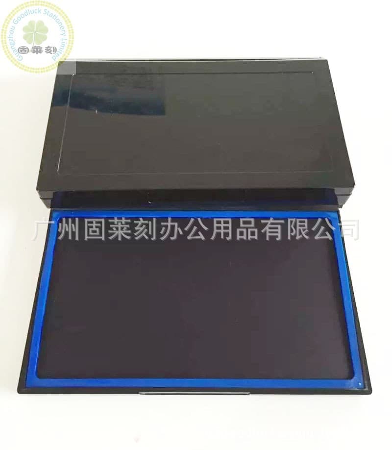 Waterproof quick-drying round ink pad, round red ink pad, special for financial office