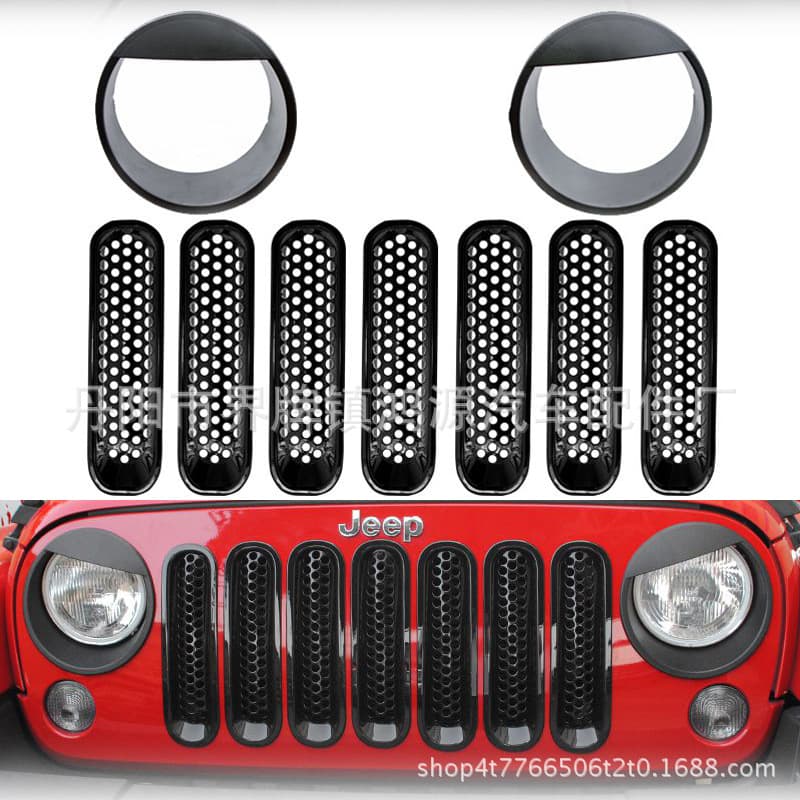 Wrangler Modification Bird Kit Bird Headlight Cover Insect Screen for Wrangler