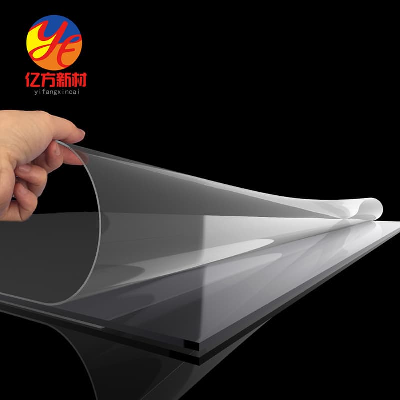 Manufacturer Wholesale Transparent PET Sheet Fully Transparent Cake Box Surround PET Sheet