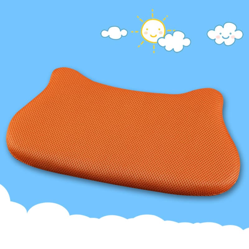 Kangjia 3D cute kitten pillow, neck protection children's pillow, baby anti-flat head shaping pillow