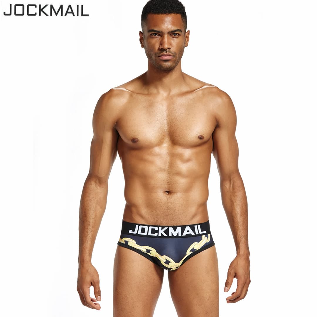 Low Waist Nylon Briefs Men's Triangle Underwear Breathable Comfortable Shaping Antibacterial Jockmail JM328 Innerwear Boxer Briefs