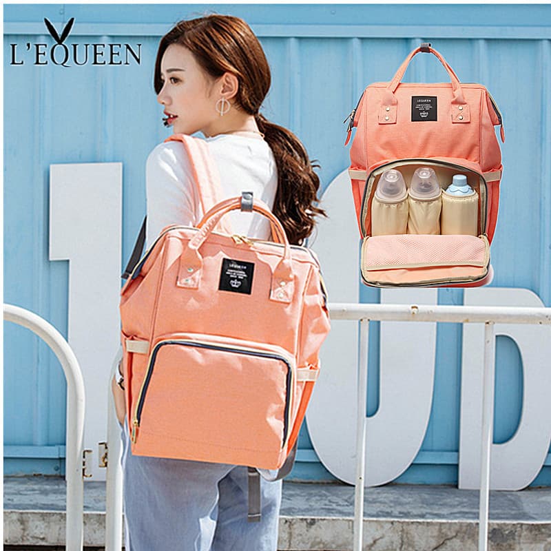 Mummy bag, classic large-capacity mother and baby bag, upgraded version waterproof backpack, multi-functional outing bag, maternity bag