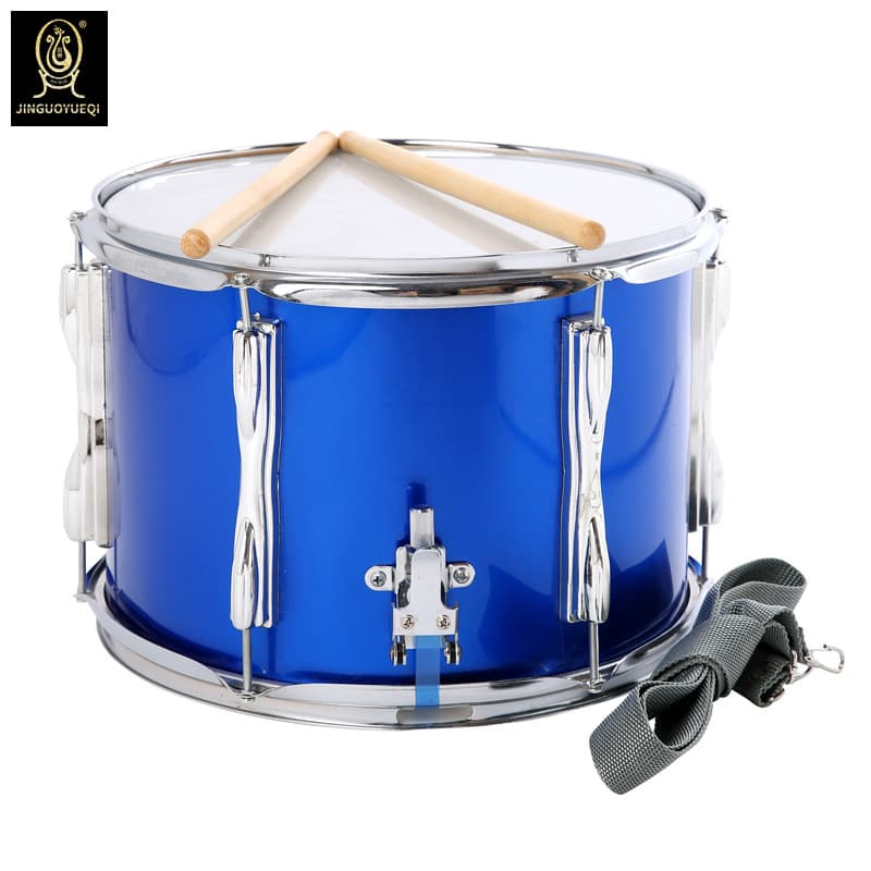 Golden Fruit Musical Instrument High Barrel snare drum 13 inch snare drum student team drum school band snare drum musical instrument double tone drum