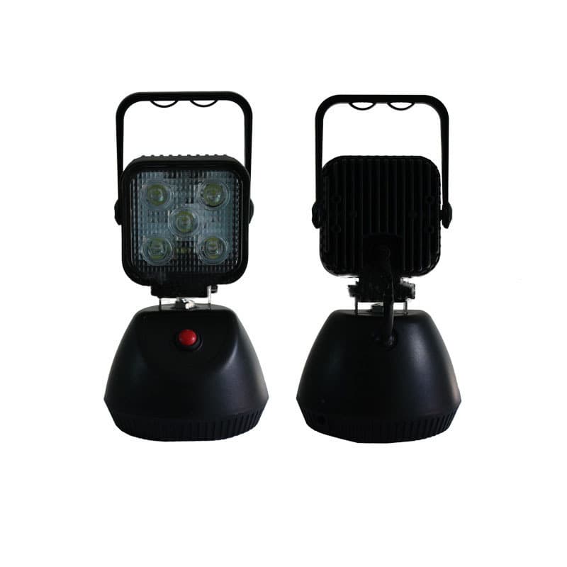 LED Outdoor Portable Searchlight, Car Charging Camping Emergency Light, Strong Light with Magnetic Base