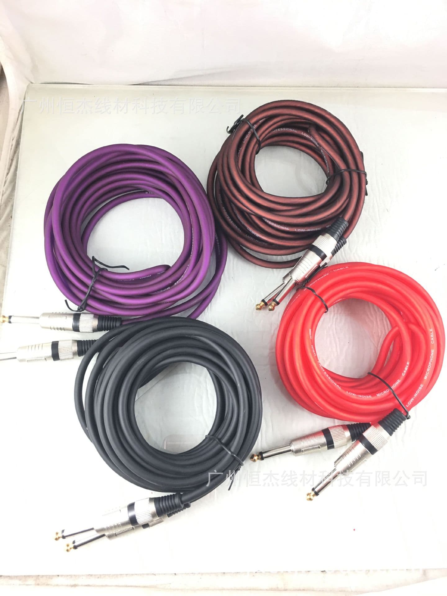 6.35mm to 6.35mm Microphone Cable 6.5mm to 6.5mm Guitar Cable Mixer Connection Cable Microphone Cable