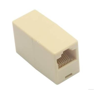 RJ45 Ethernet Cable Connector Cable Coupler Network Pass-Through Head Extension Cable 100PCS/Pack