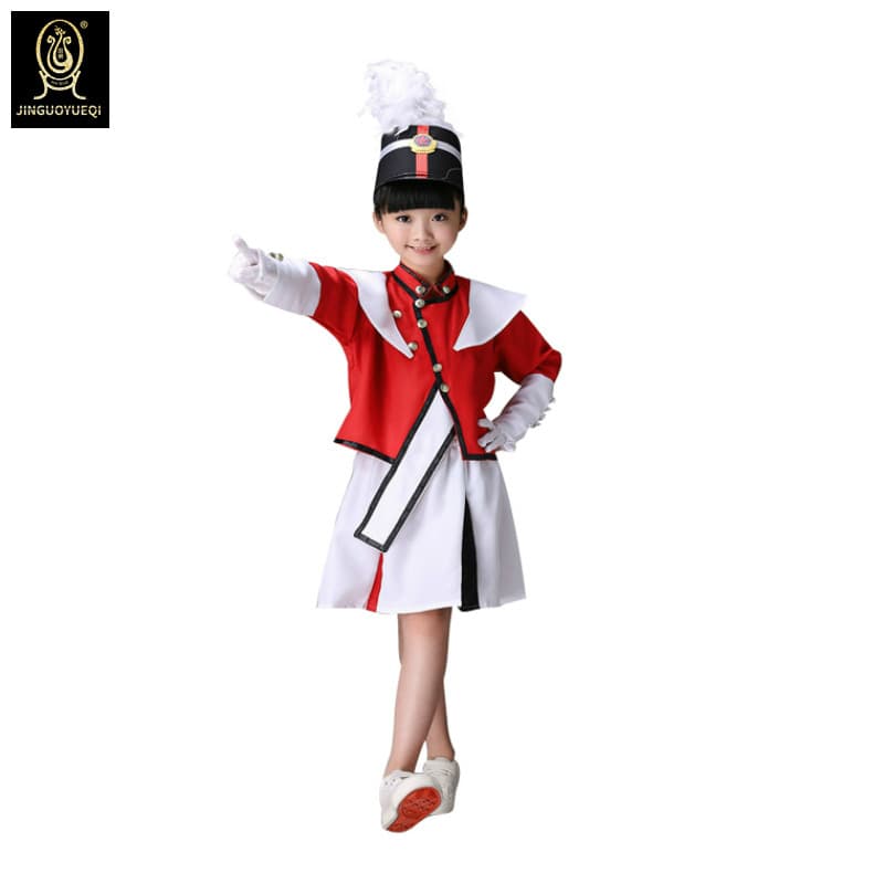 Golden Fruit Musical Instrument Drum Hone Suit Custom Honor Guard Honor Band Suit Command Suit Military Band High-grade Drum Hone Suit