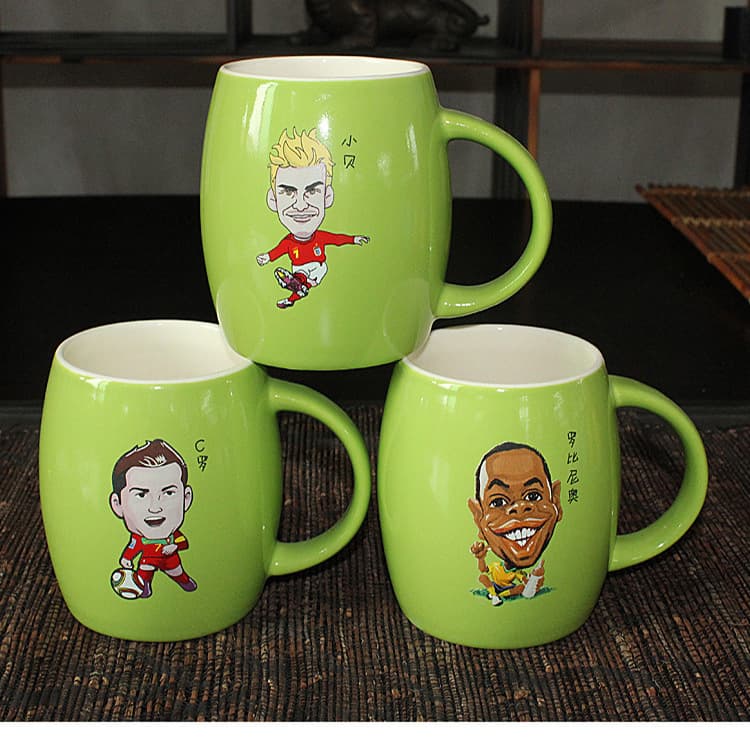 Coffee Cup, Beverage Cup, Mug, Beer Mug, ML Soccer Cup, World Cup Star Cup, Bone China Creative